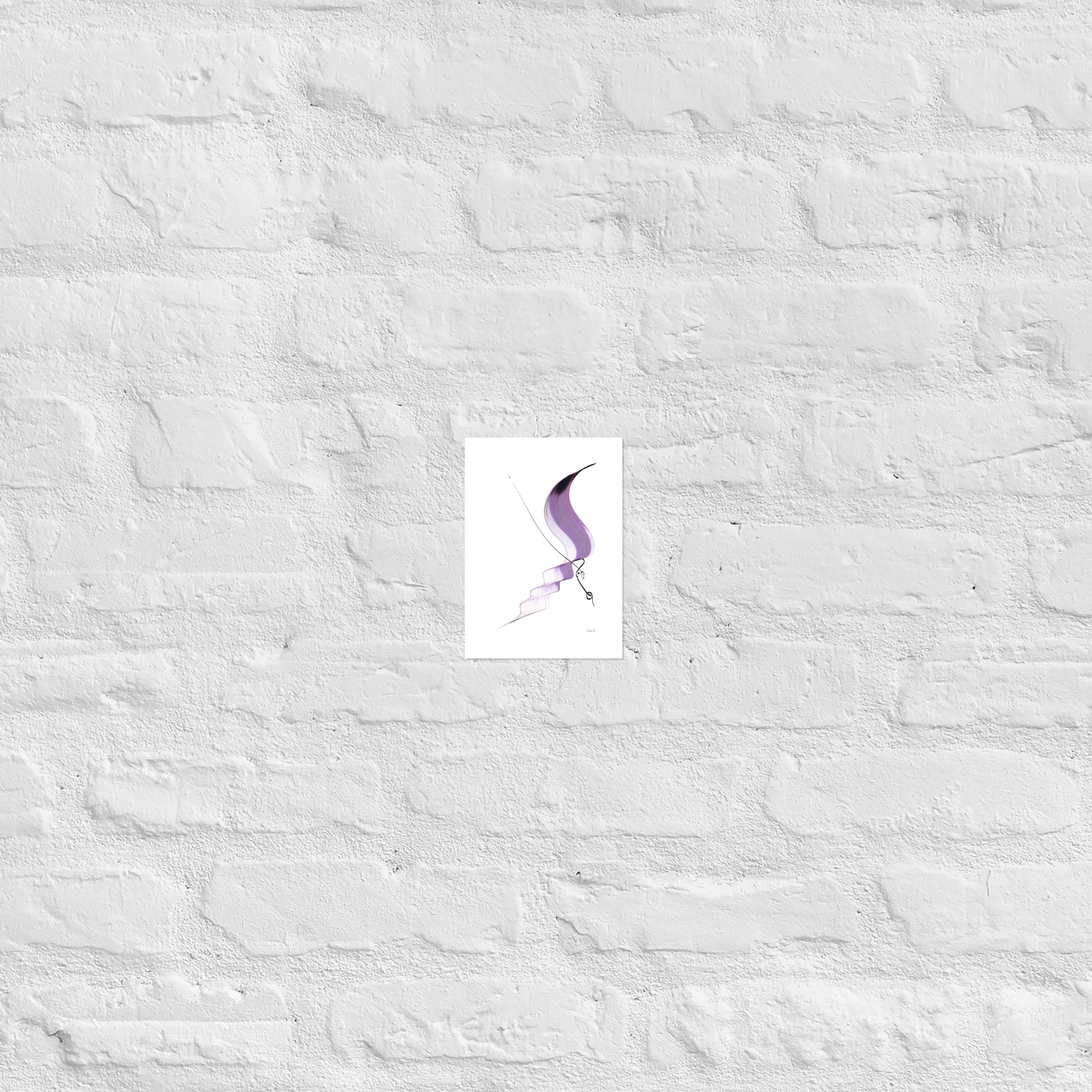 Calligraphie arabe - Happiness - 12.7 x 17.8 cm | 5″×7″ - image 5