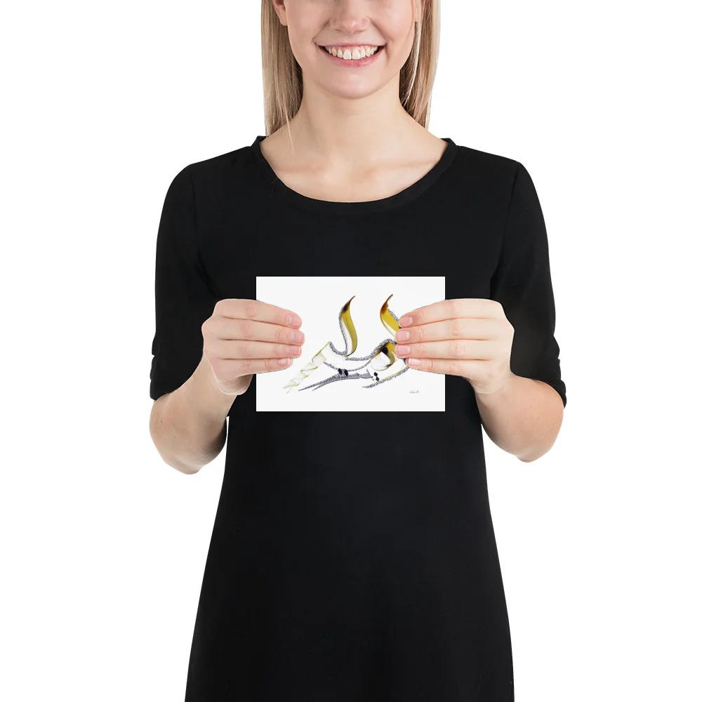 Calligraphie arabe - Hope - 12.7 x 17.8 cm | 5″×7″