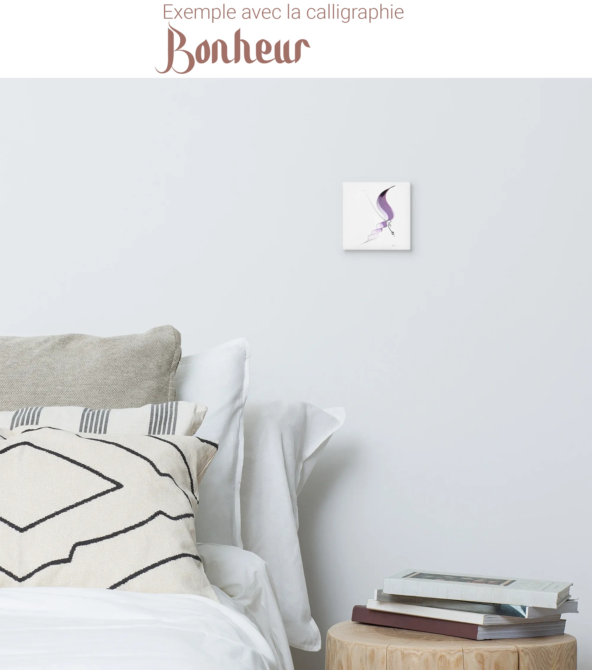 Calligraphie arabe - Calligraphie Arabe Personnalisée — Vos Mots, Calligraphiés à la Main - 15.2 x 15.2 cm | 6″×6″ - image 10