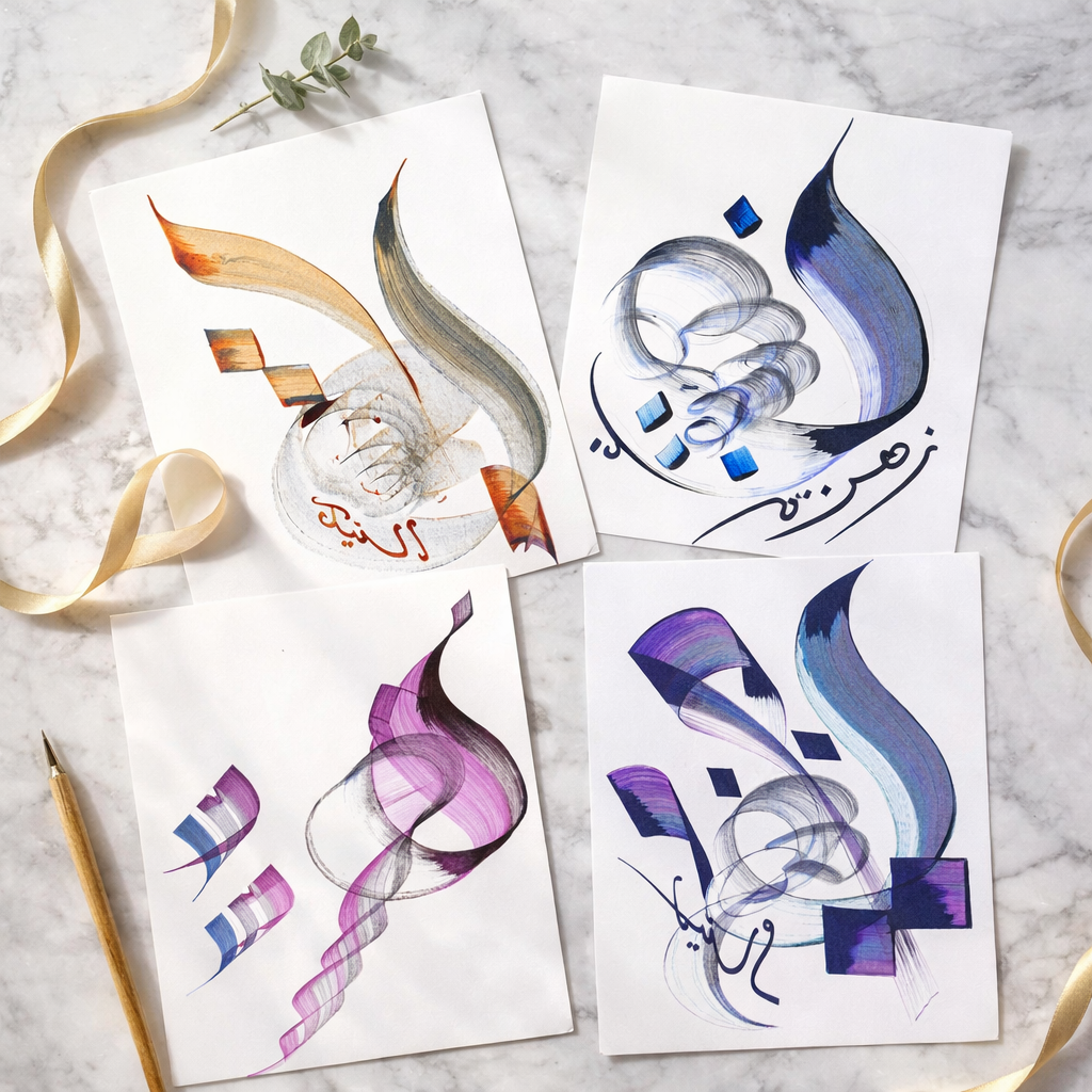 Calligraphie arabe - Prénom à calligraphier