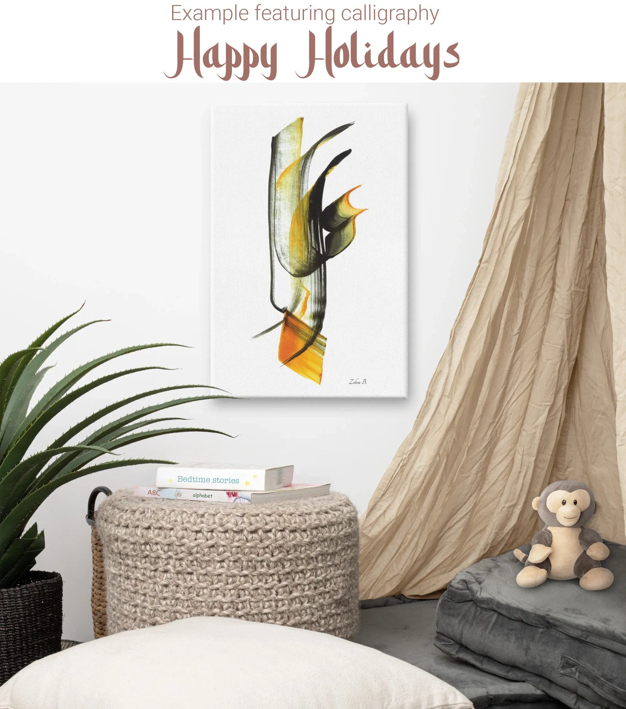 Calligraphie arabe - Personalisierte arabische Kalligrafie — Ihre Worte, von Hand kalligrafiert - image 6