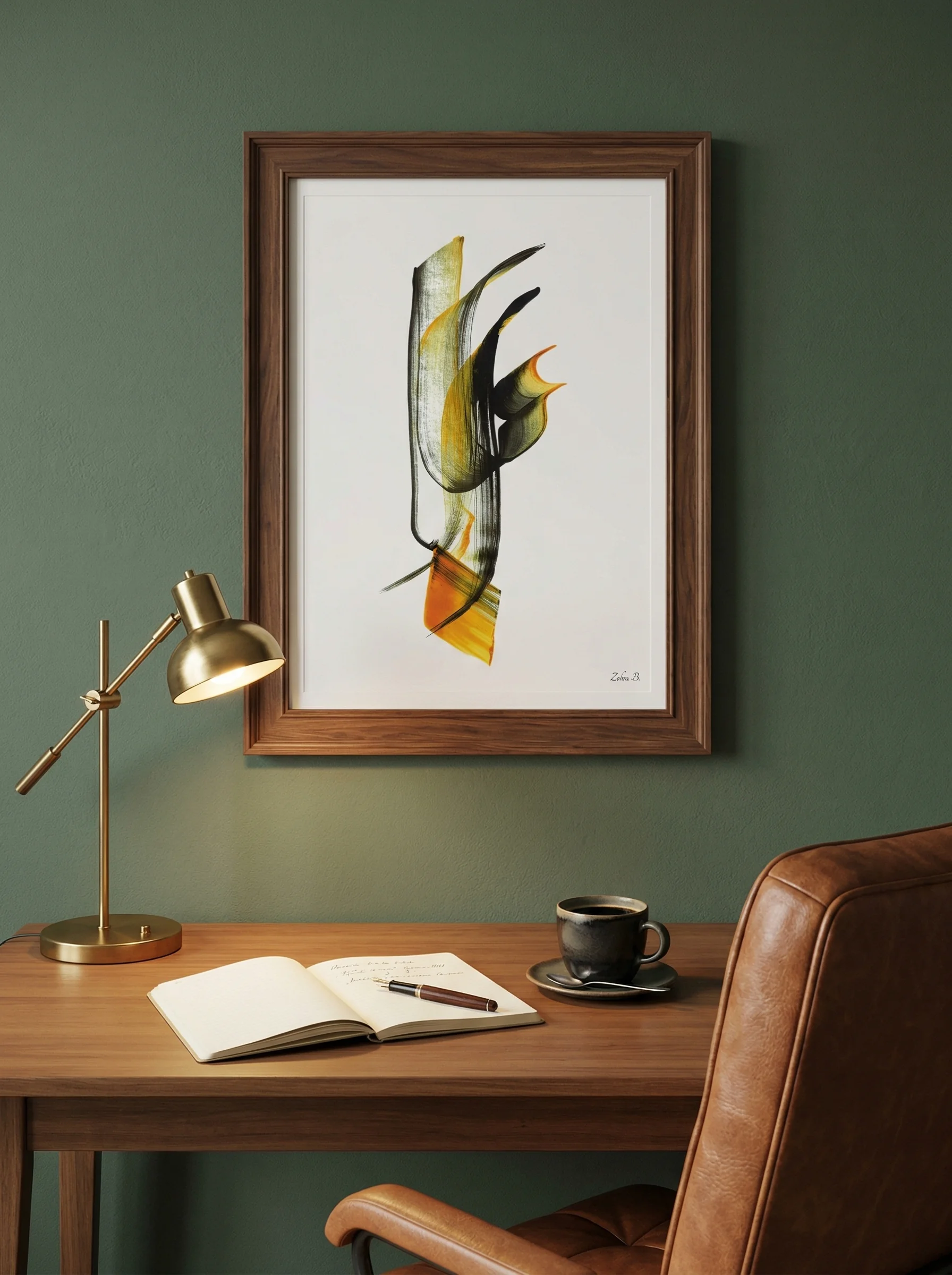 Calligraphie arabe - Frohes Fest - image 2