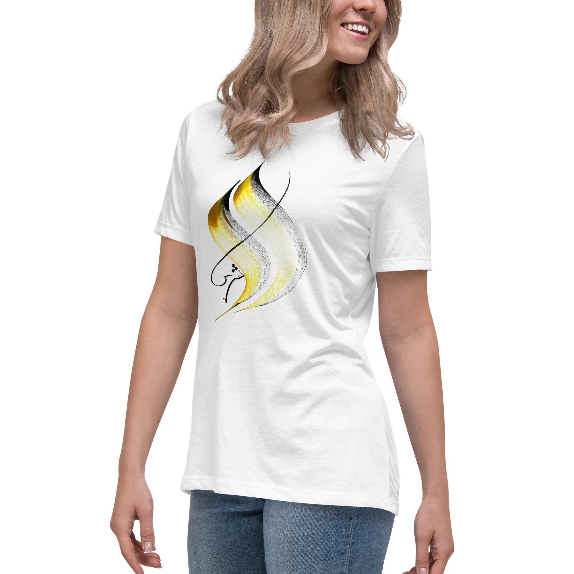 Calligraphie arabe - TeilenLässiges Damen-T-Shirt - image 8