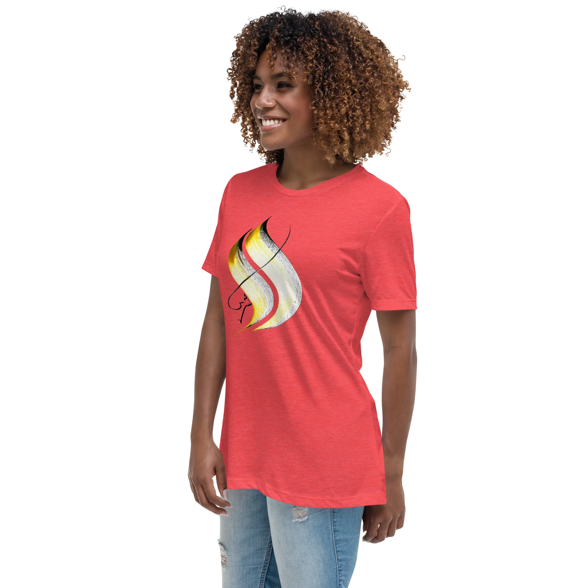 Calligraphie arabe - TeilenLässiges Damen-T-Shirt - image 6