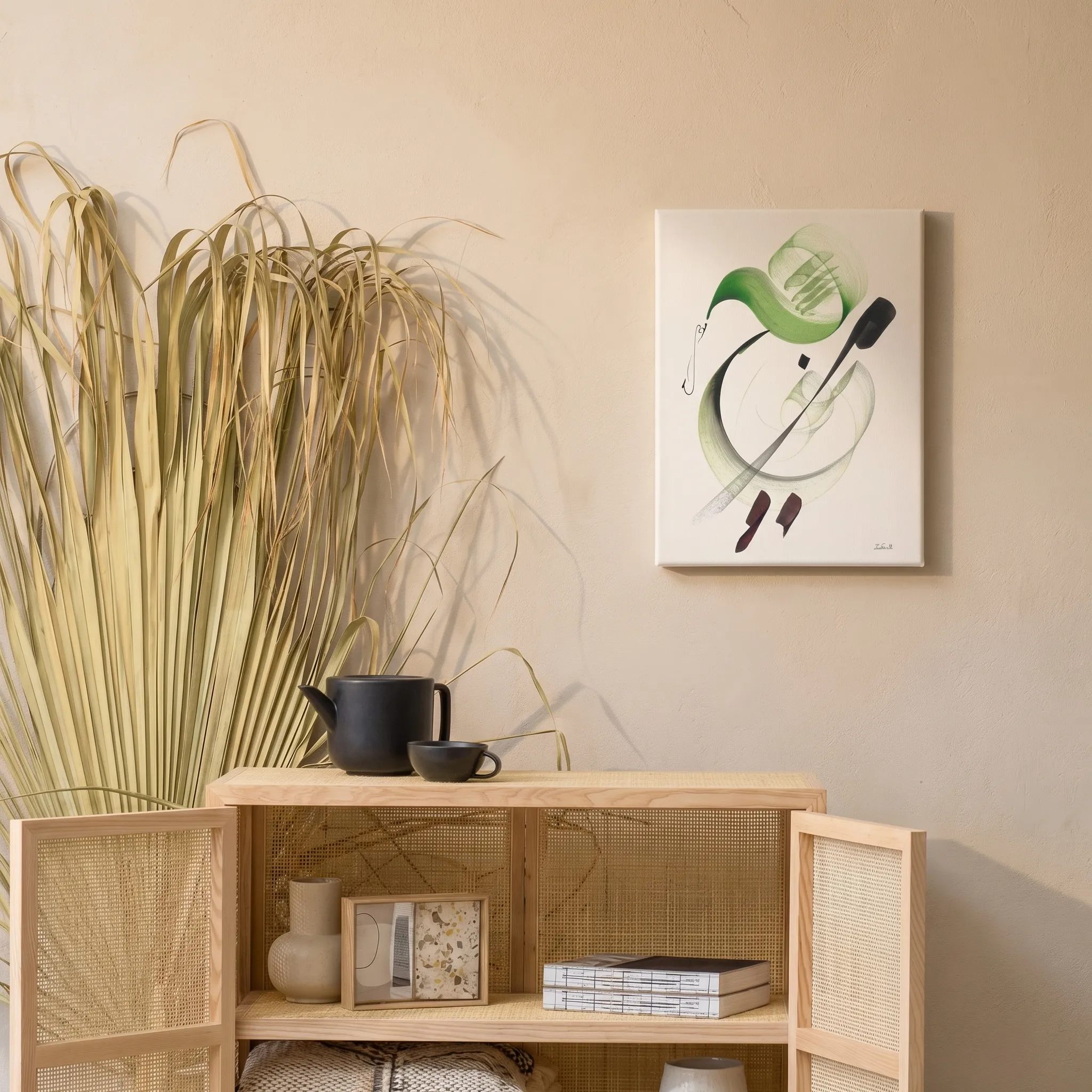 Calligraphie arabe - La llave de la felicidadLienzo - image 3