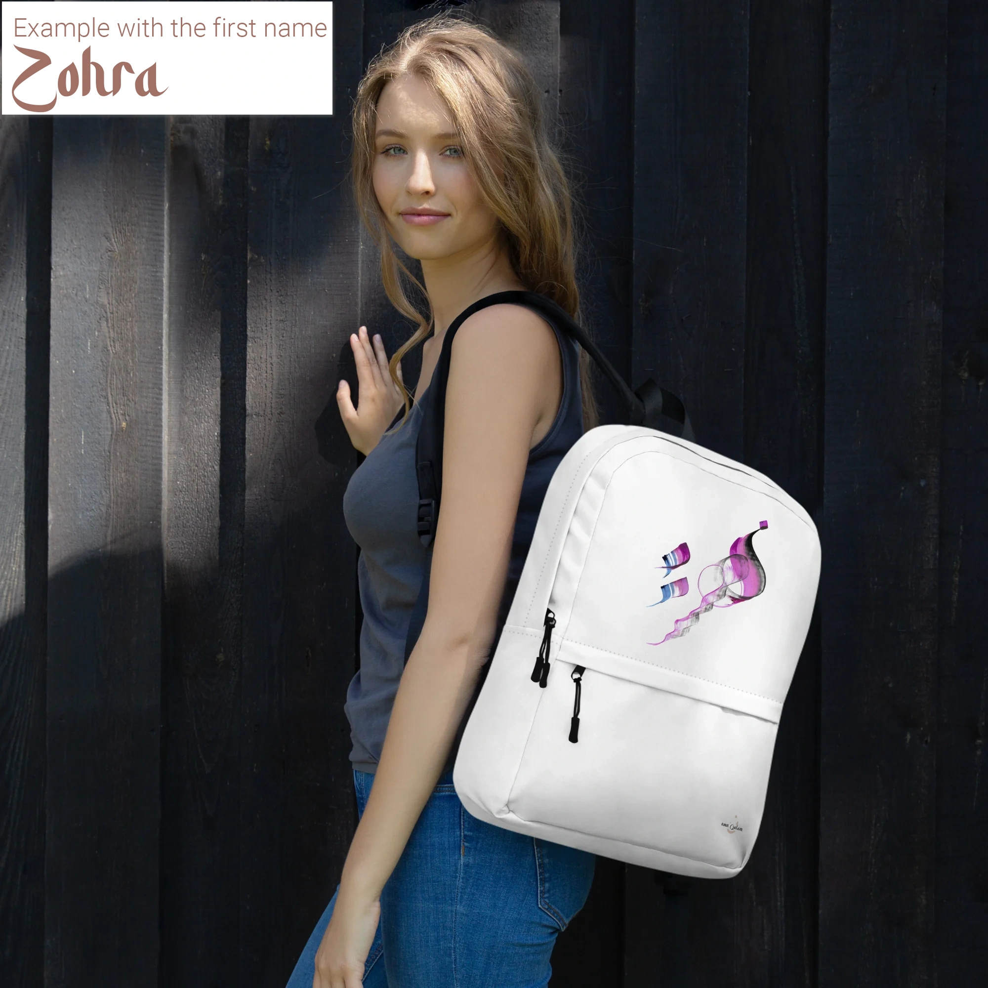 Ihr Vorname in arabischer Kalligrafie - Maßgeschneiderte Kreation - Einzigartige