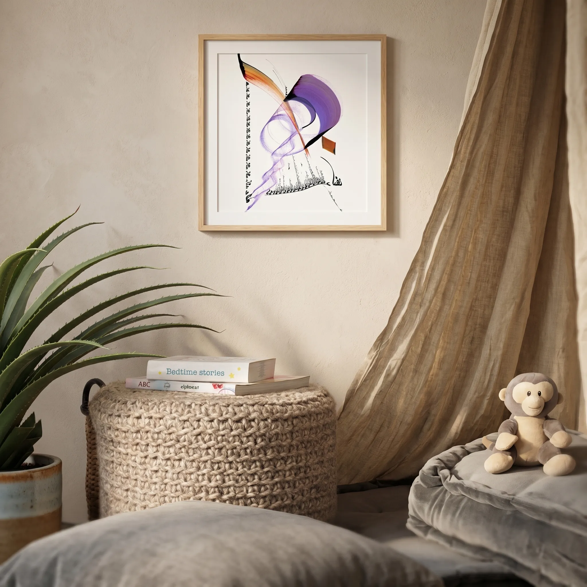 Calligraphie arabe - Apaisement - Poster