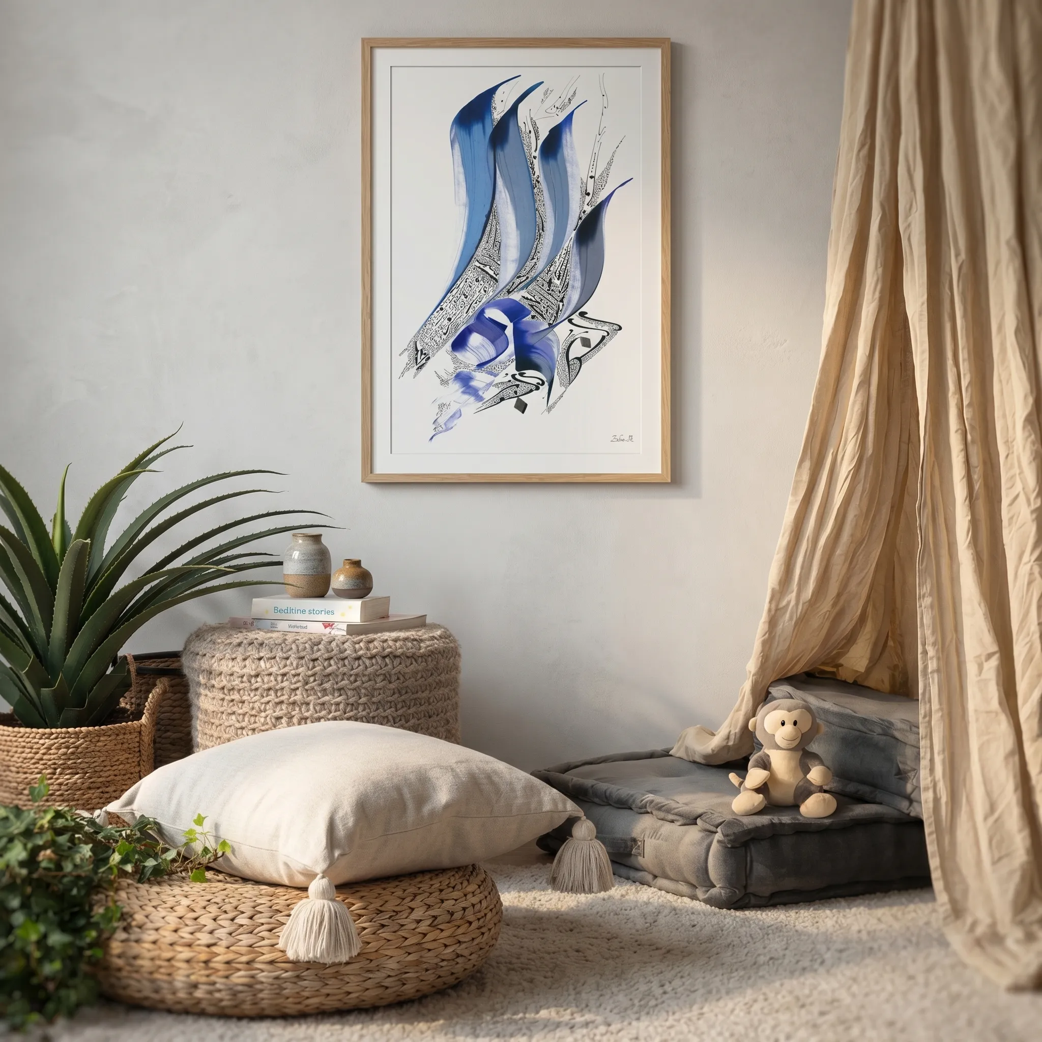 Calligraphie arabe - La luz - Póster