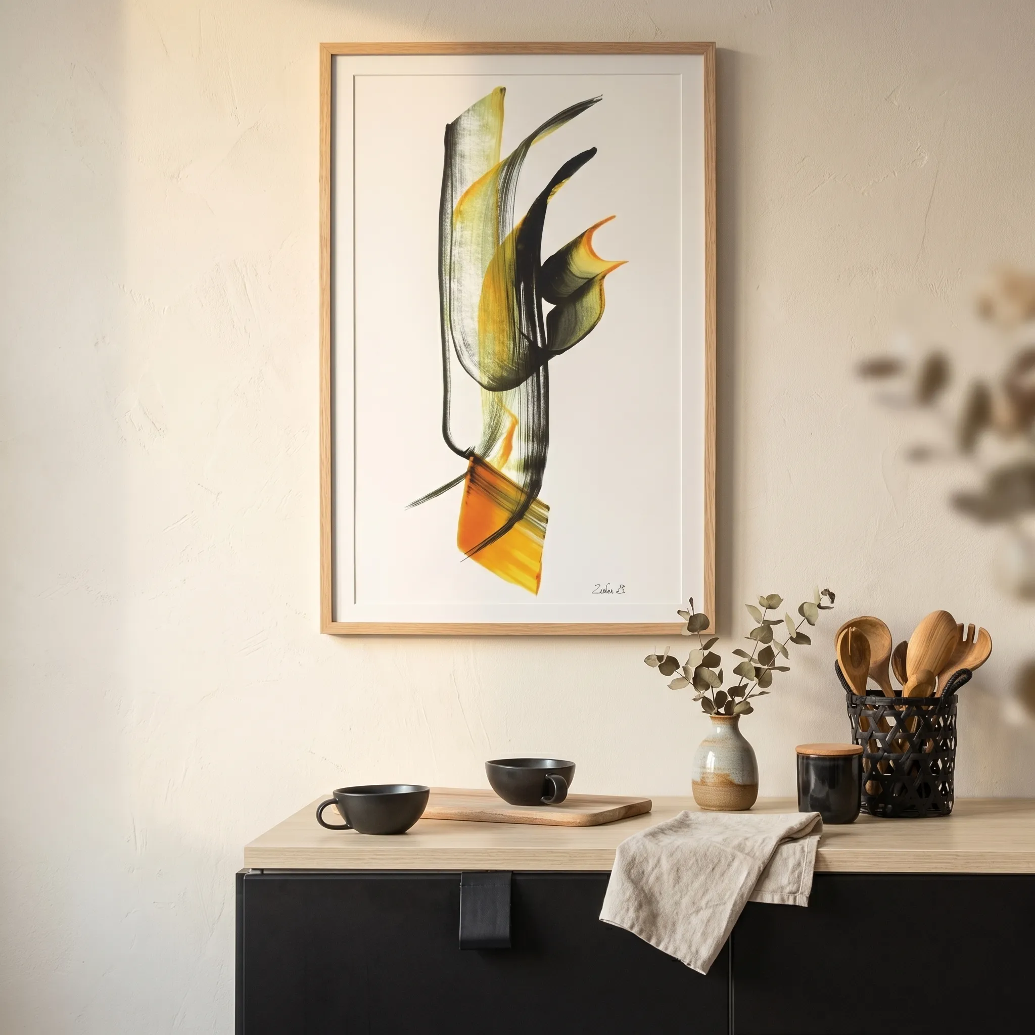 Calligraphie arabe - Feliz Fiesta - Póster