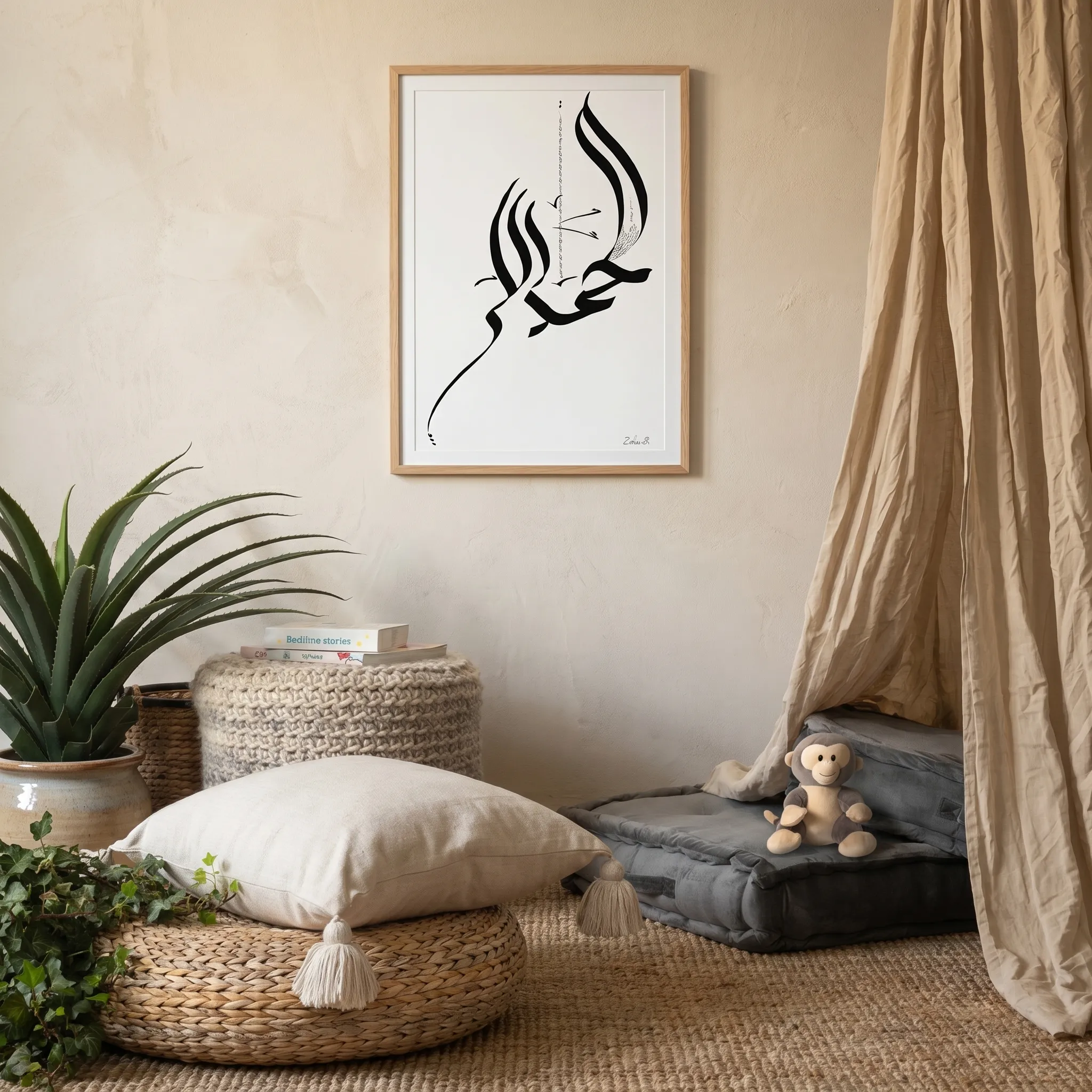 Calligraphie arabe - Gott sei DankKunstdruck  - image 2