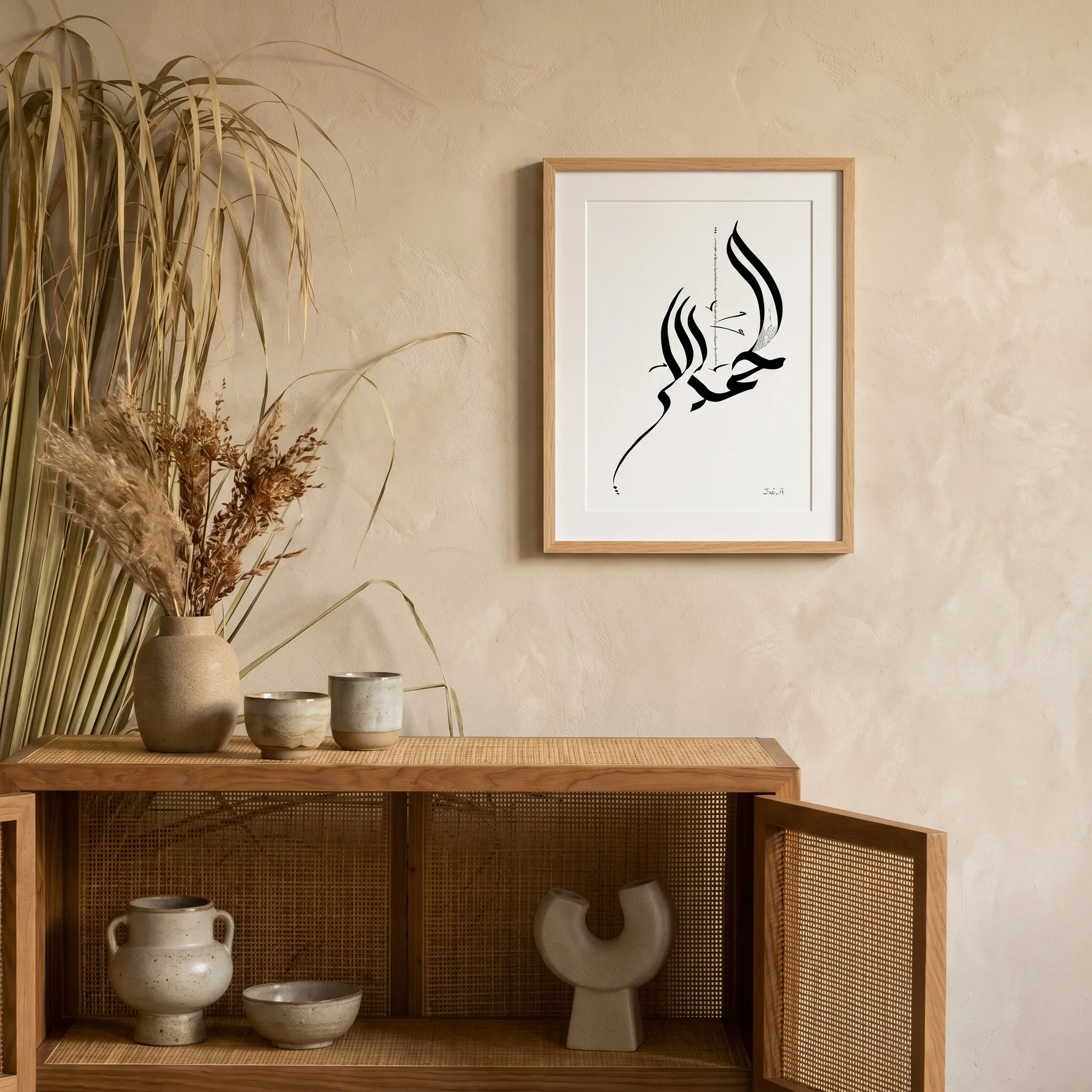 Calligraphie arabe - Gott sei DankKunstdruck  - image 5